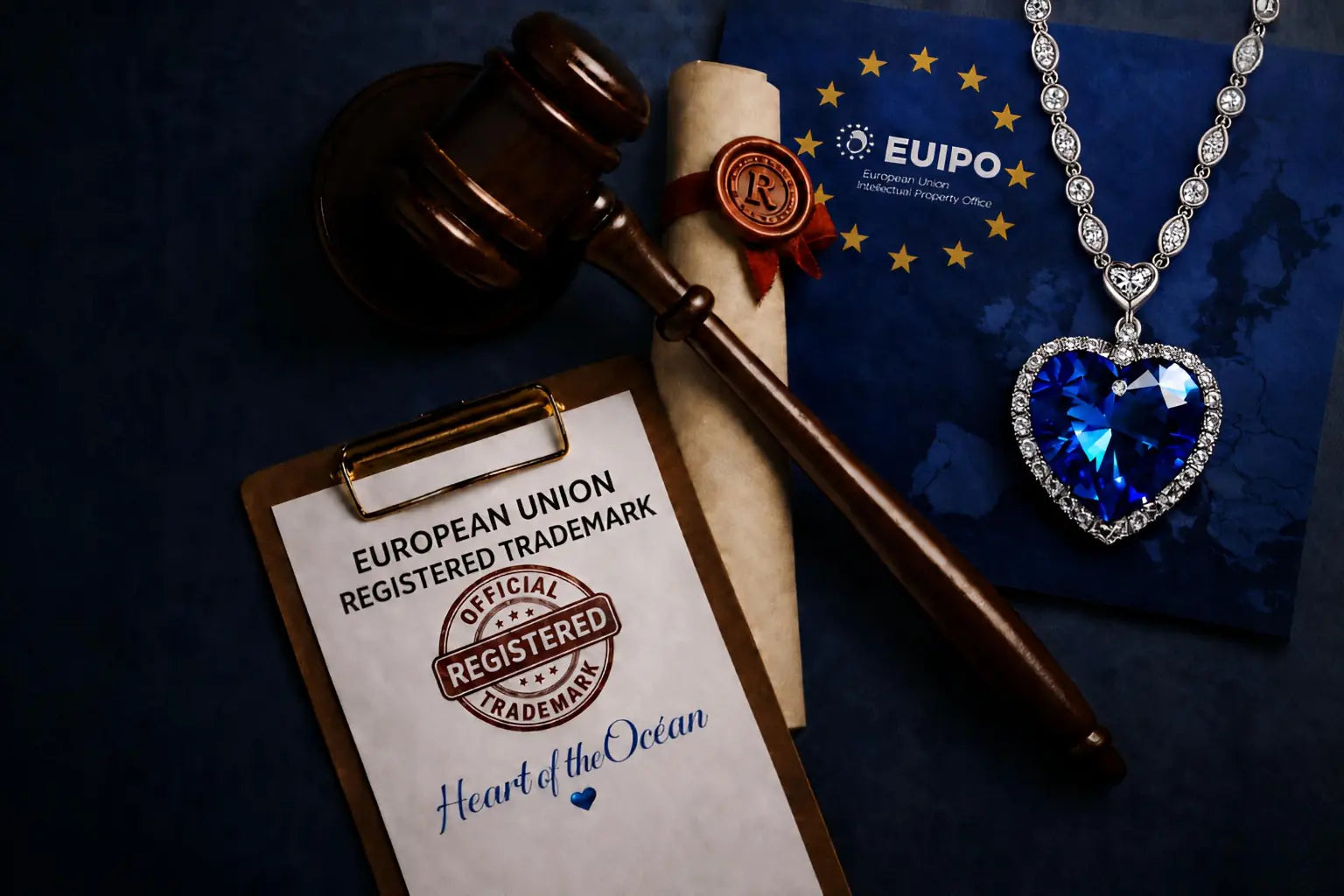 Heart of the Ocean registered trademark in Europe via EUIPO