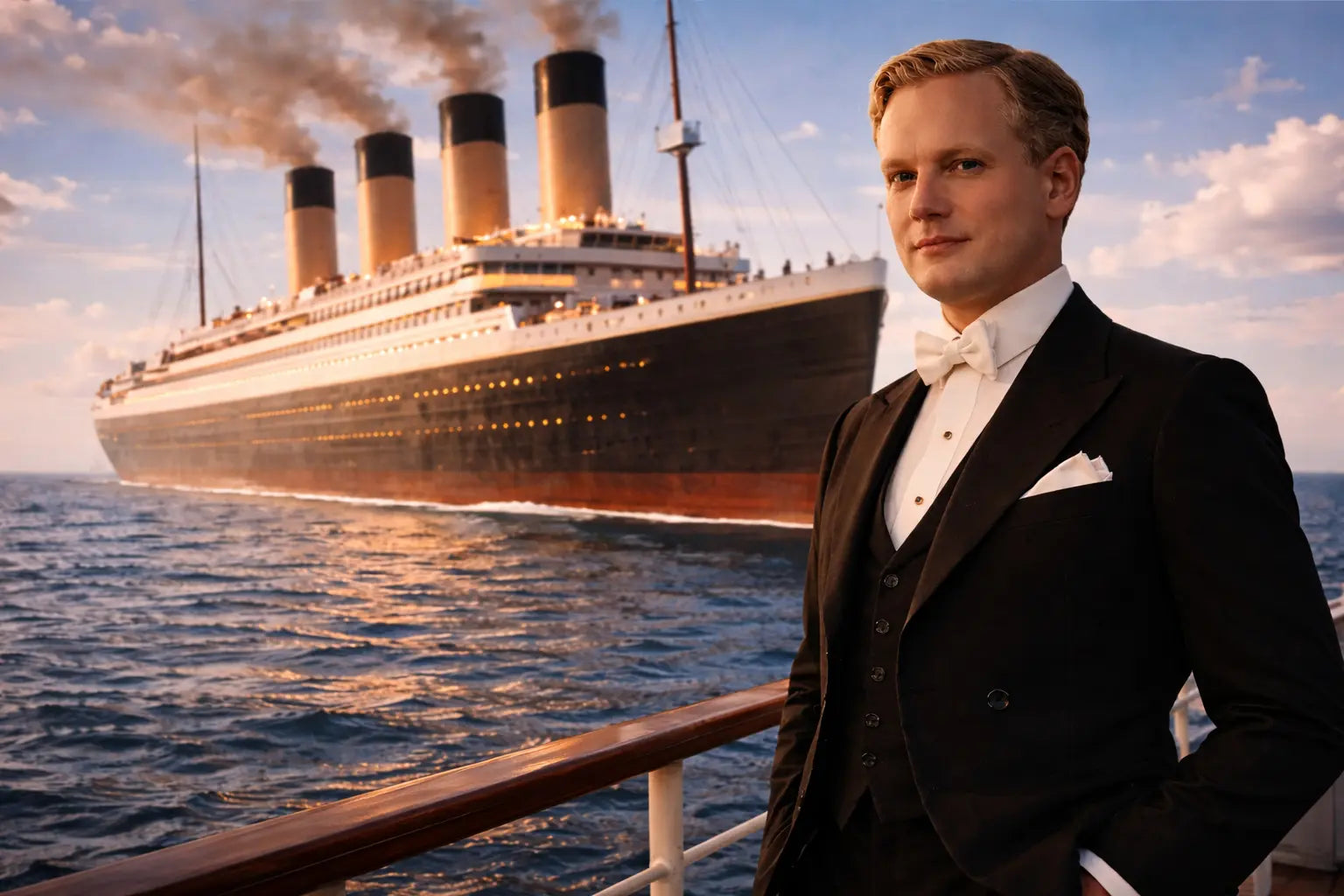 Benjamin Guggenheim, American millionaire and first class passenger on the Titanic in 1912