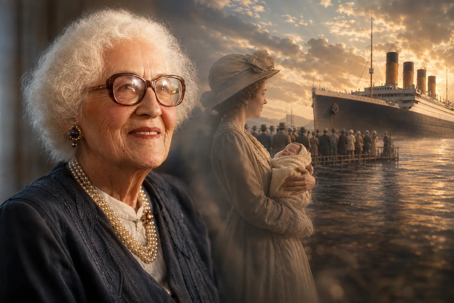 Millvina Dean, youngest passenger and last survivor of the Titanic