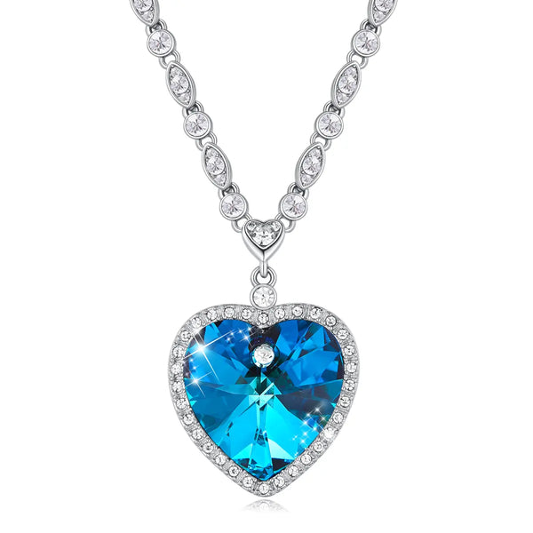 Titanic inspired Jewelry Heart of the Ocean Necklace