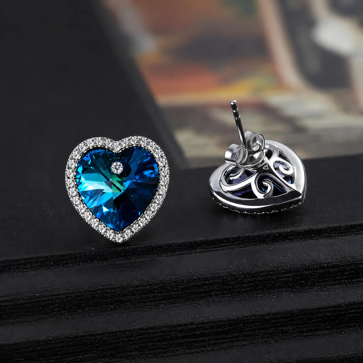Heart of the Ocean Earrings Replica