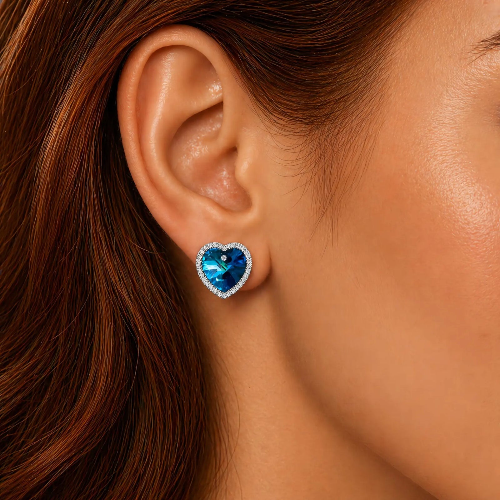 Heart of the Ocean Earrings blue
