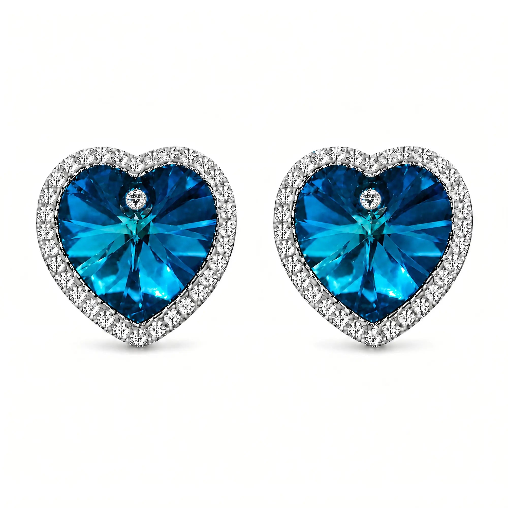 Heart of the Ocean Earrings | Titanic inspired Jewelry